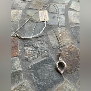 Sterling Silver Heart Pendant Necklace